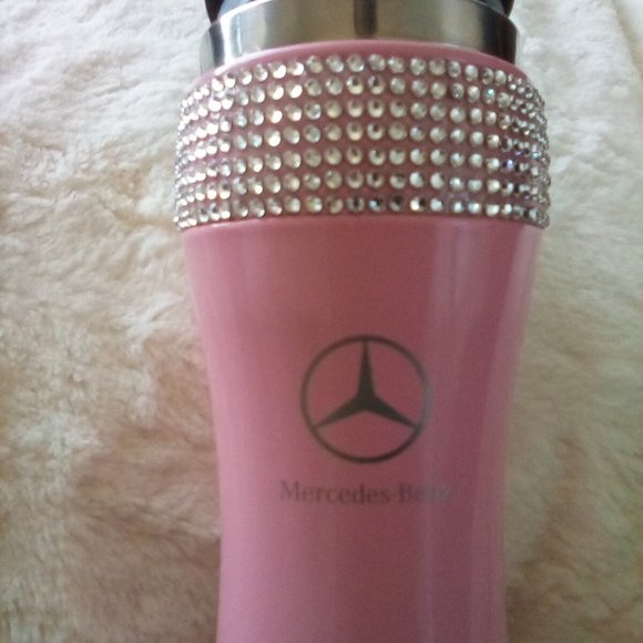 Mercedes-Benz Crystal Encrusted Stainless Steel Beverage/Water Bottle - Picture 5 of 6